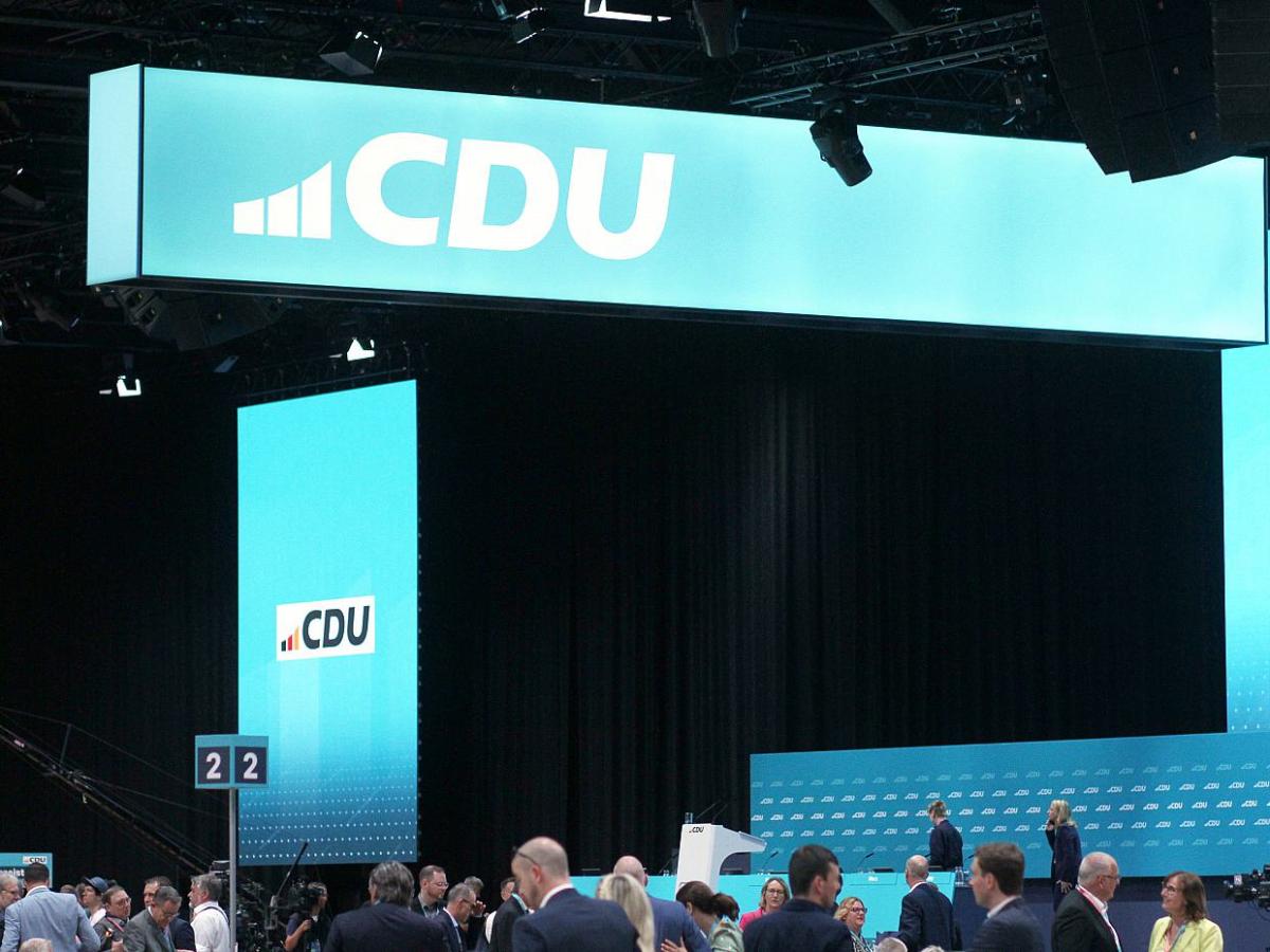 CDU startet Wahlparteitag - bei Kurznachrichten Plus