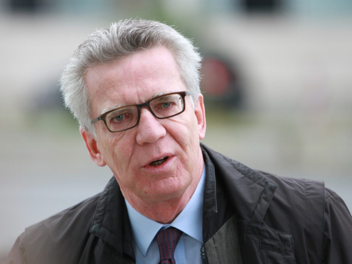 De Maizière will Staatsreform - bei Kurznachrichten Plus