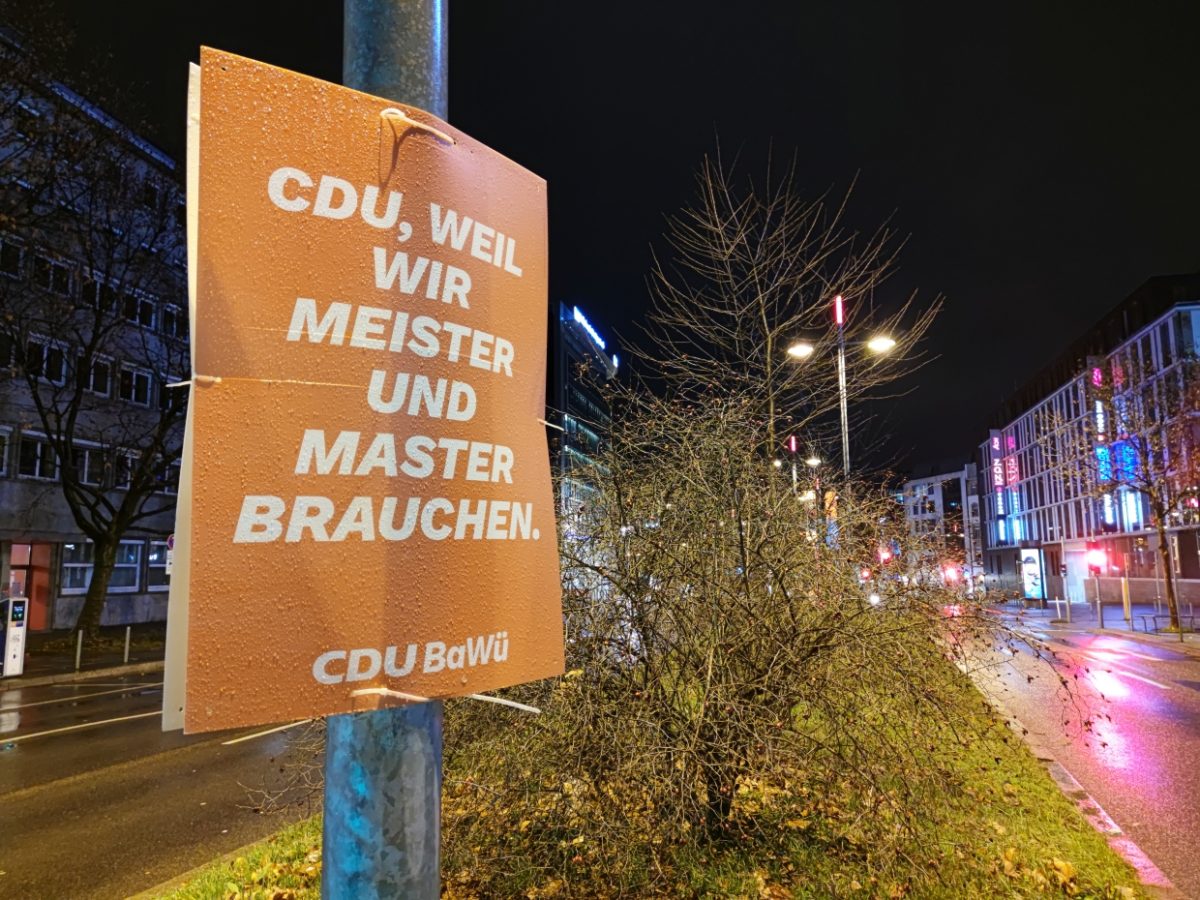 „Politbarometer“: CDU verliert in Baden-Württemberg deutlich - bei Kurznachrichten Plus