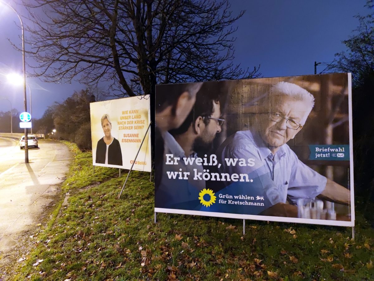 „Politbarometer“: Grüne lassen in Baden-Württemberg nach - bei Kurznachrichten Plus