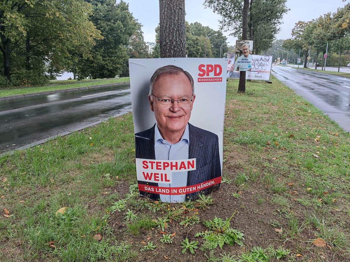 ZDF sieht SPD in Niedersachsen noch deutlicher vorn - bei Kurznachrichten Plus