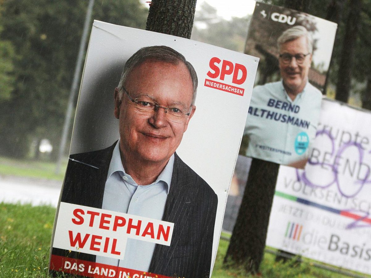 Prognosen: SPD bei Niedersachsen-Wahl vorn – FDP muss zittern - bei Kurznachrichten Plus