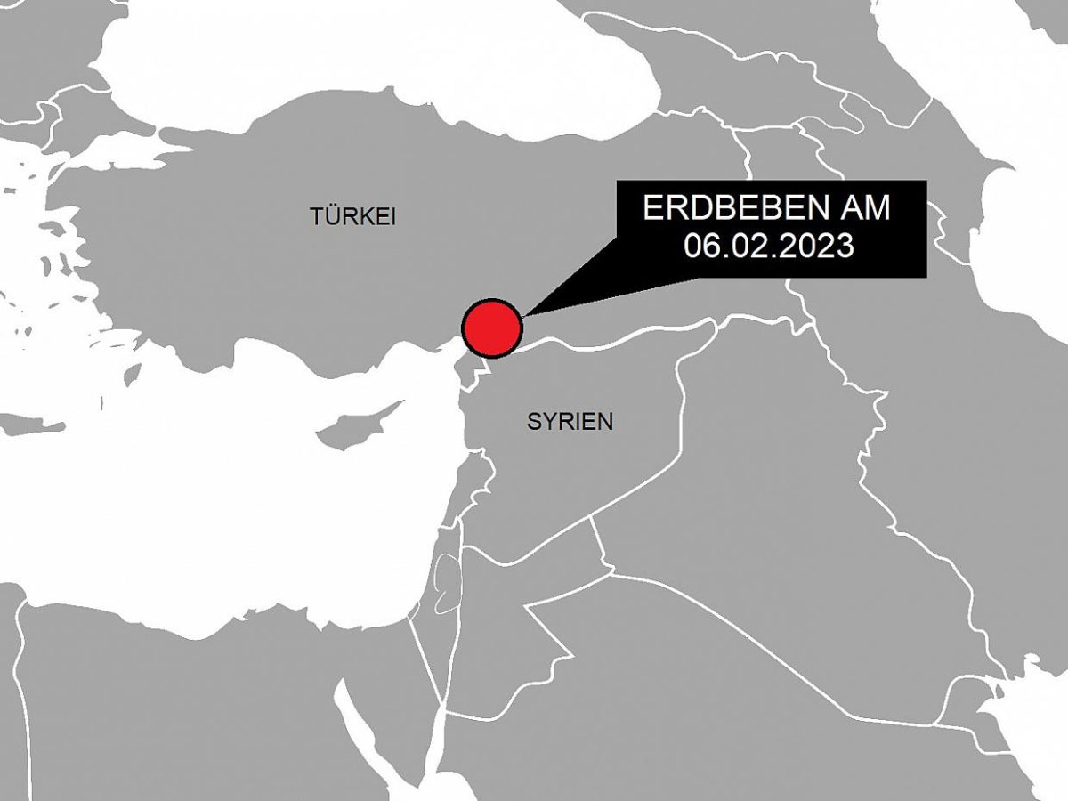 Zahl der Erdbeben-Toten in Türkei und Syrien steigt über 7.000 - bei Kurznachrichten Plus