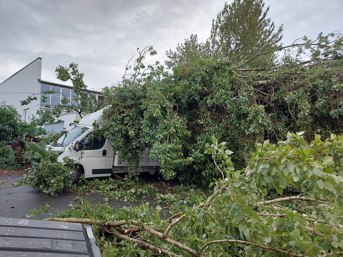 Heißester Tag des Jahres endet im Norden und Westen mit Unwetter - bei Kurznachrichten Plus