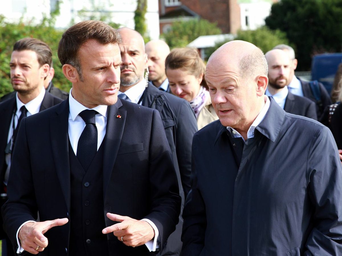 Scholz und Macron beschwören deutsch-französische Partnerschaft - bei Kurznachrichten Plus