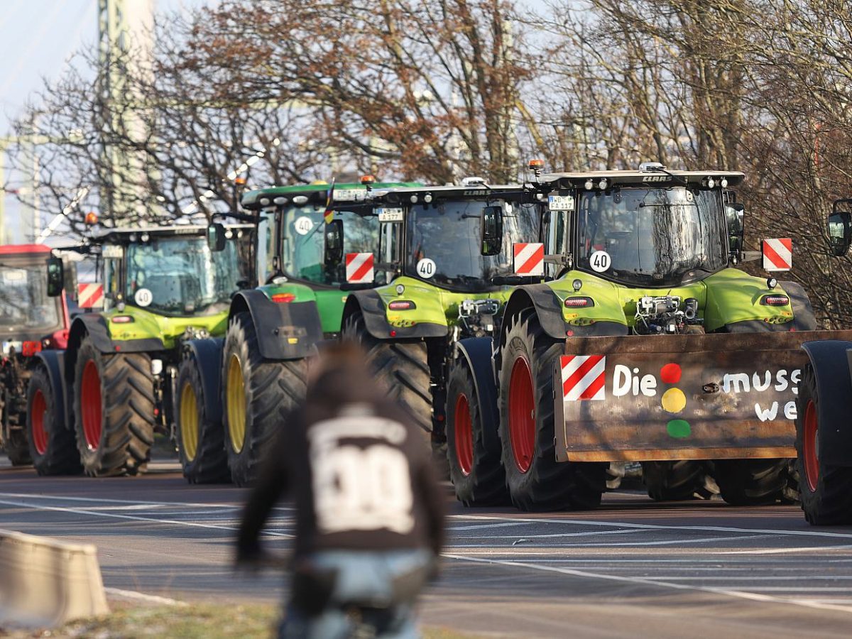 Bauernproteste im ganzen Land - bei Kurznachrichten Plus