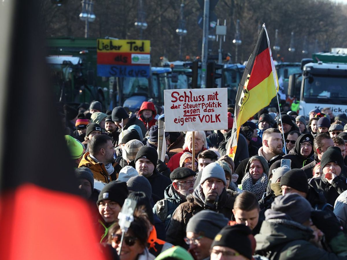 IG-Metall fürchtet rechte Unterwanderung von Agrardemonstrationen - bei Kurznachrichten Plus