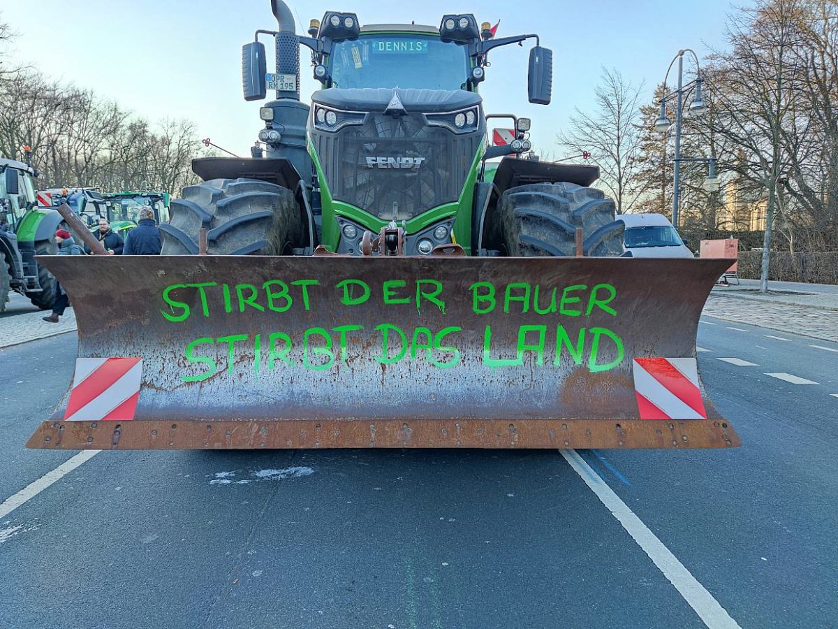 Ministerien: Mehr Unfälle und Straftaten durch Bauernproteste - bei Kurznachrichten Plus