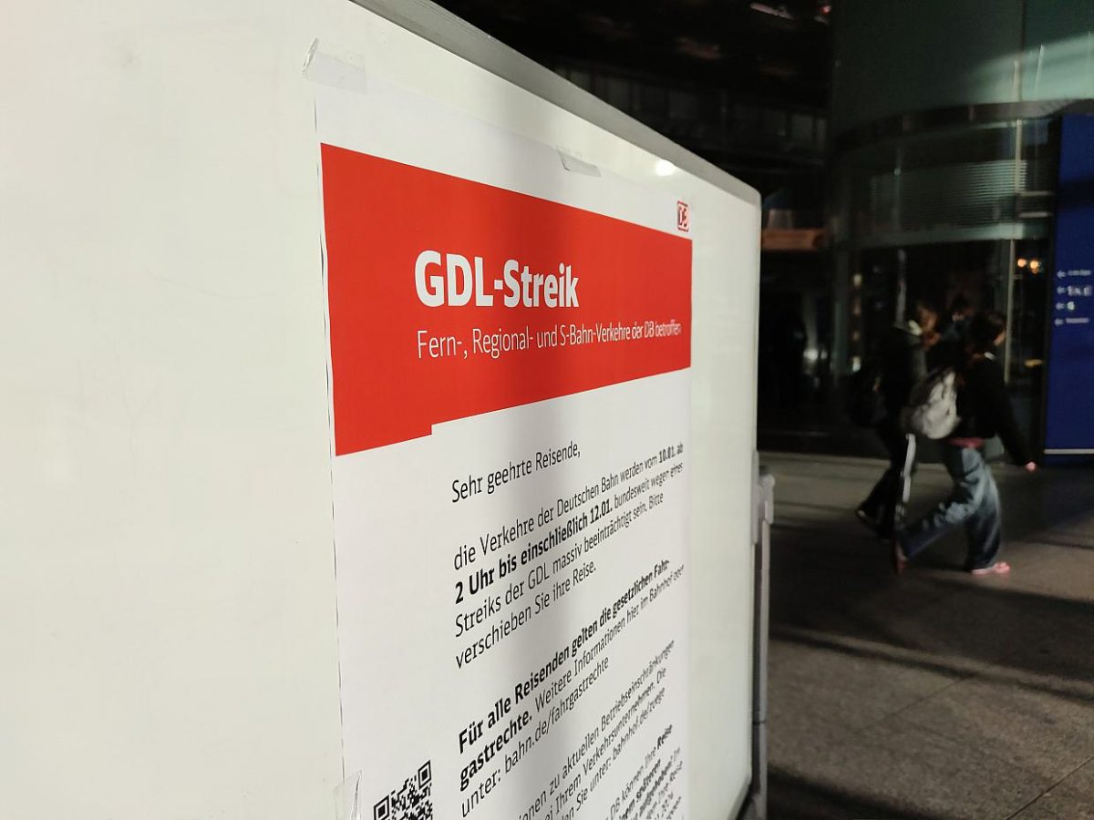 Bahn kritisiert neue Streikankündigung der GDL - bei Kurznachrichten Plus