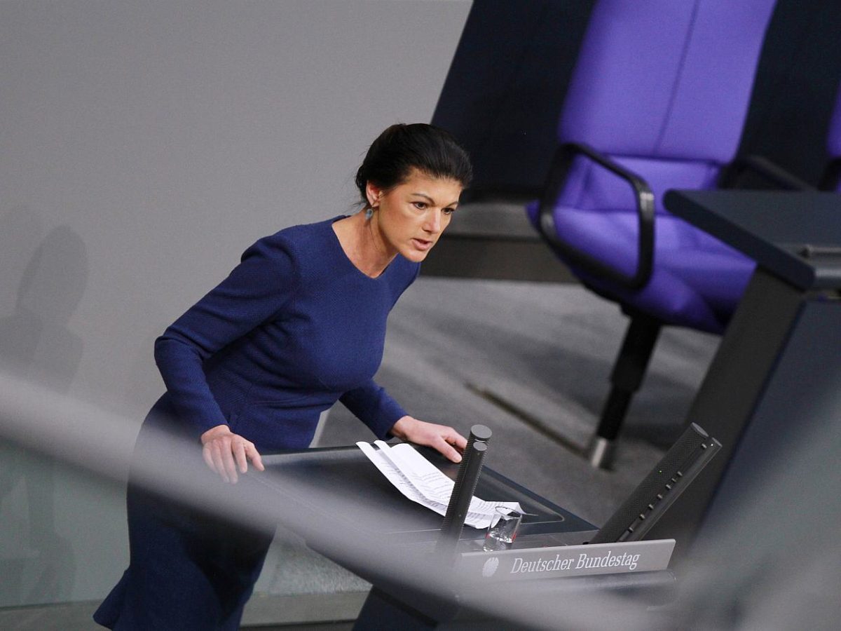 Wagenknecht fordert Nullrunde für Bundestagsabgeordnete - bei Kurznachrichten Plus