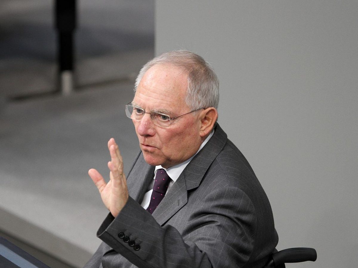 Schäuble verspricht Steuerwahlkampf - bei Kurznachrichten Plus