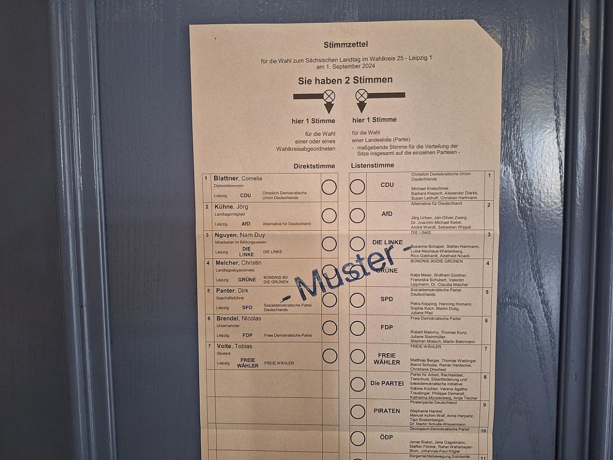 GStA übernimmt Ermittlungen zu manipulierten Stimmzetteln in Sachsen - bei Kurznachrichten Plus