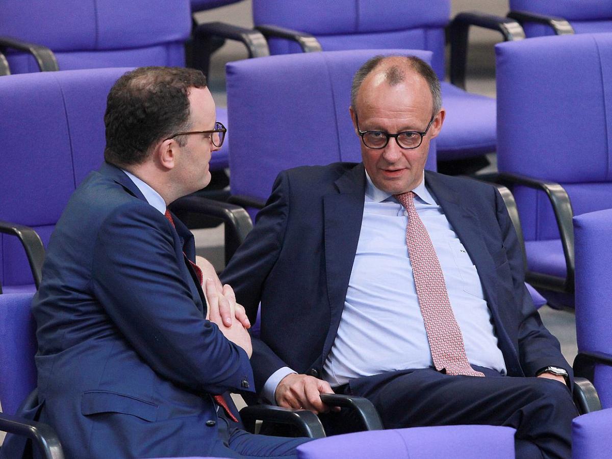 K-Frage der Union: Spahn verweist auf Favoritenrolle von Merz - bei Kurznachrichten Plus