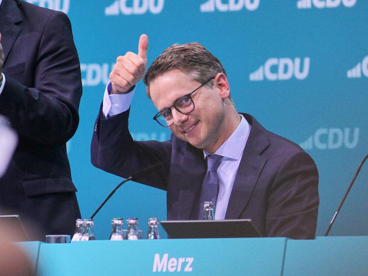 Linnemann bekommt mehr Zustimmung als Merz - bei Kurznachrichten Plus