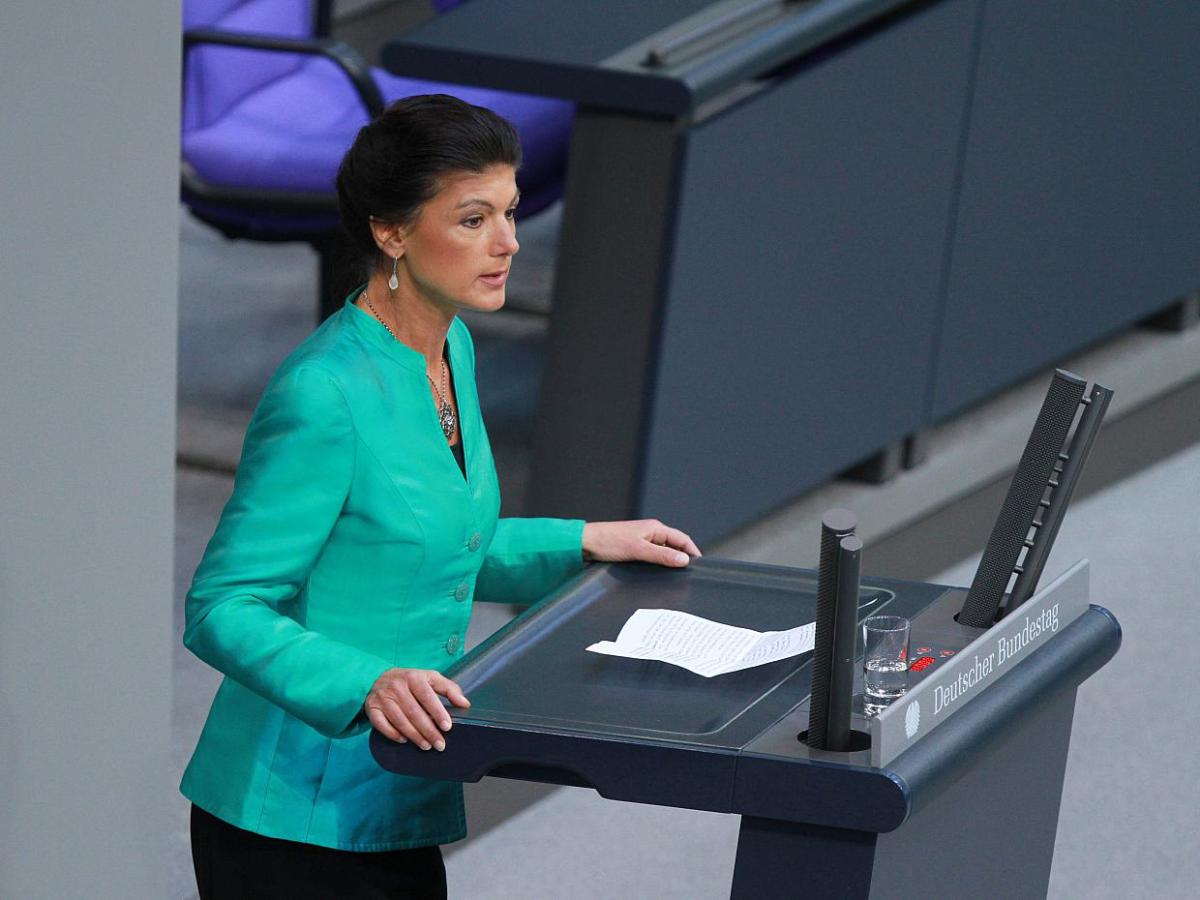 Thüringer SPD wirft Wagenknecht Erpressung vor - bei Kurznachrichten Plus