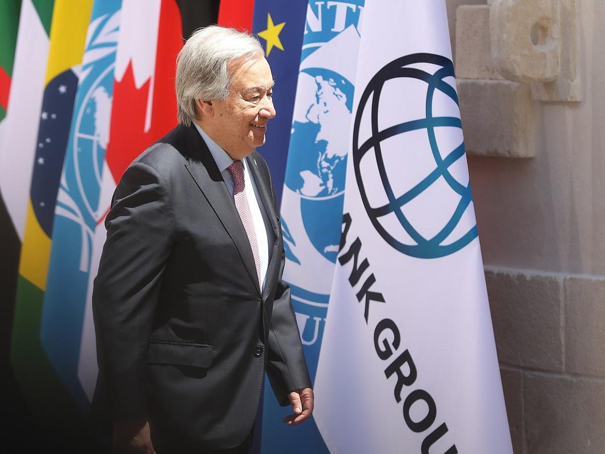 UN: Guterres konfrontiert Ursachen für mangelnde Nachhaltigkeit - bei Kurznachrichten Plus