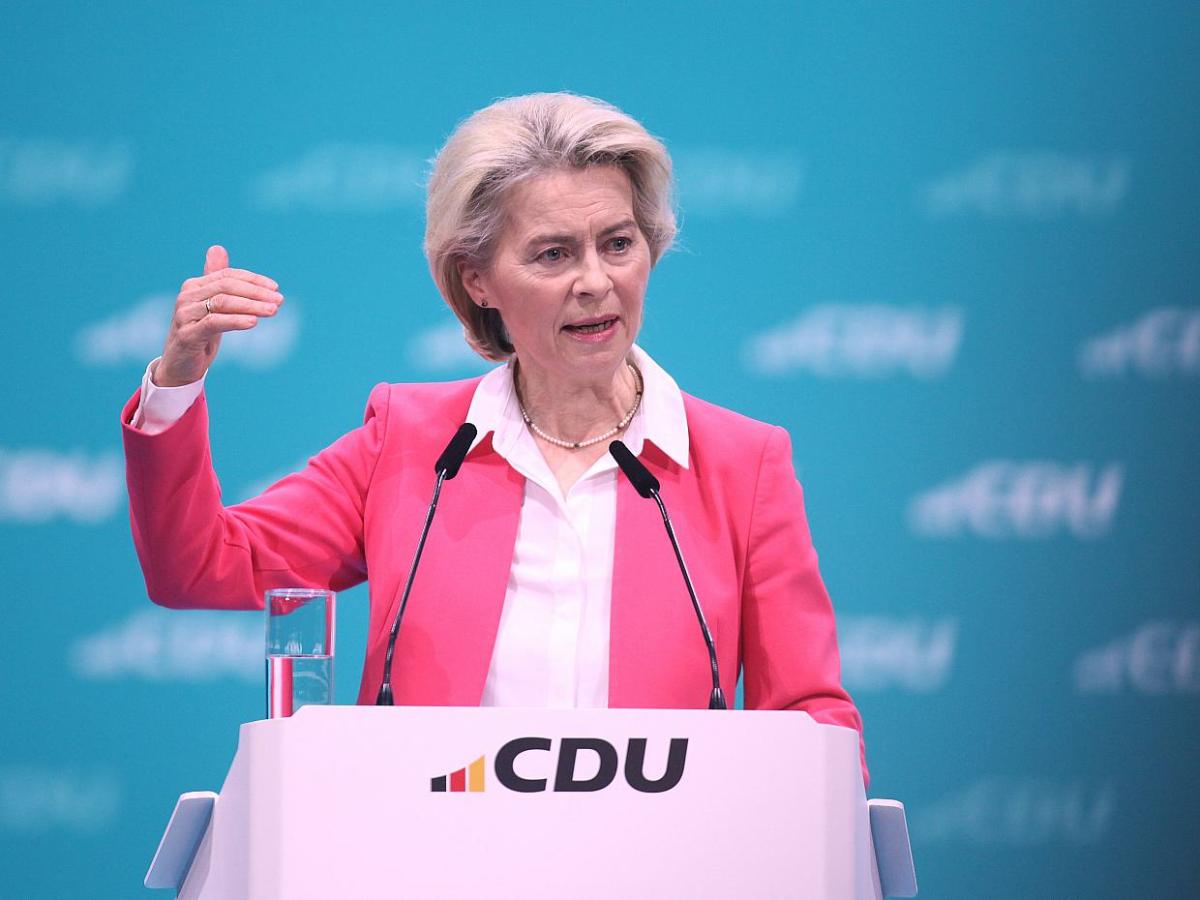 Von der Leyen verspricht bei CDU-Parteitag Bürokratieabbau - bei Kurznachrichten Plus