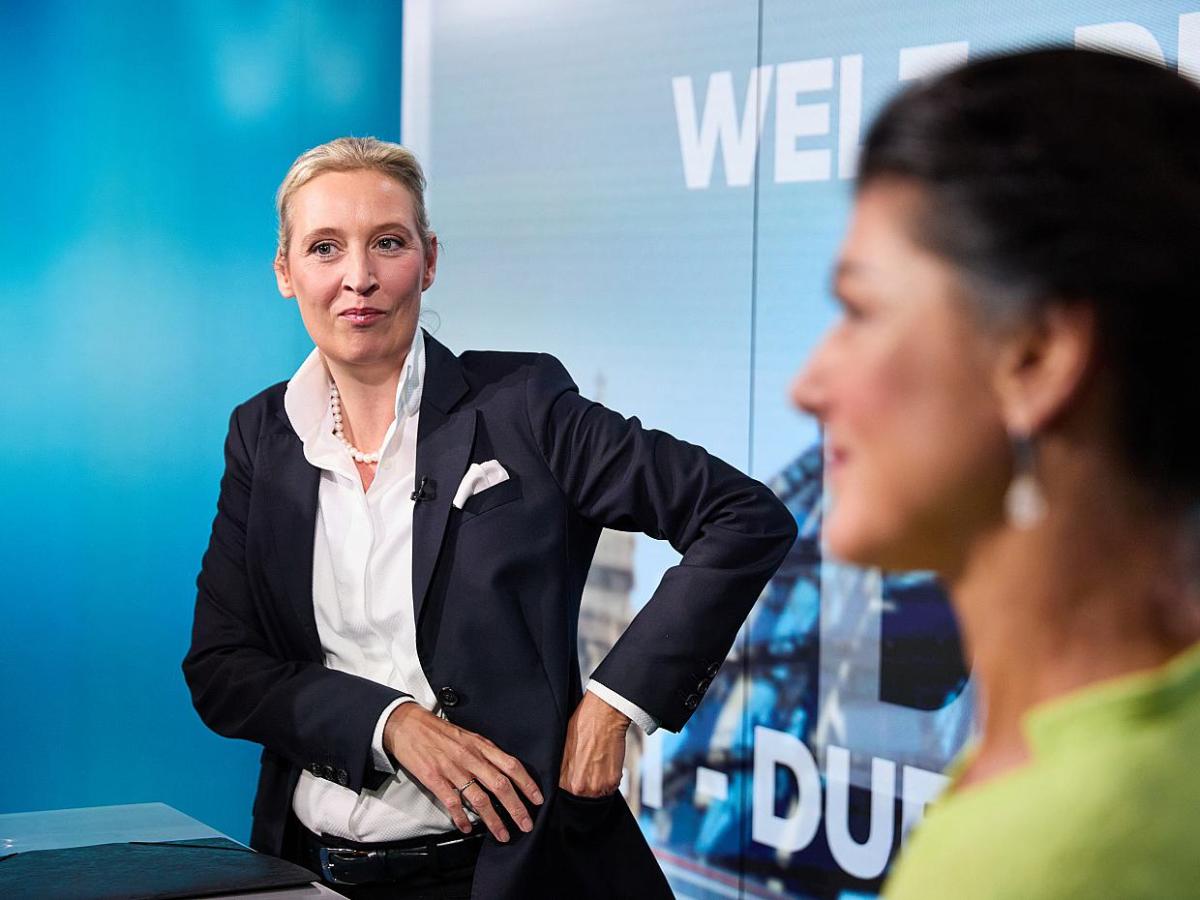 Wagenknecht und Weidel zeigen in TV-Duell viele Gemeinsamkeiten - bei Kurznachrichten Plus