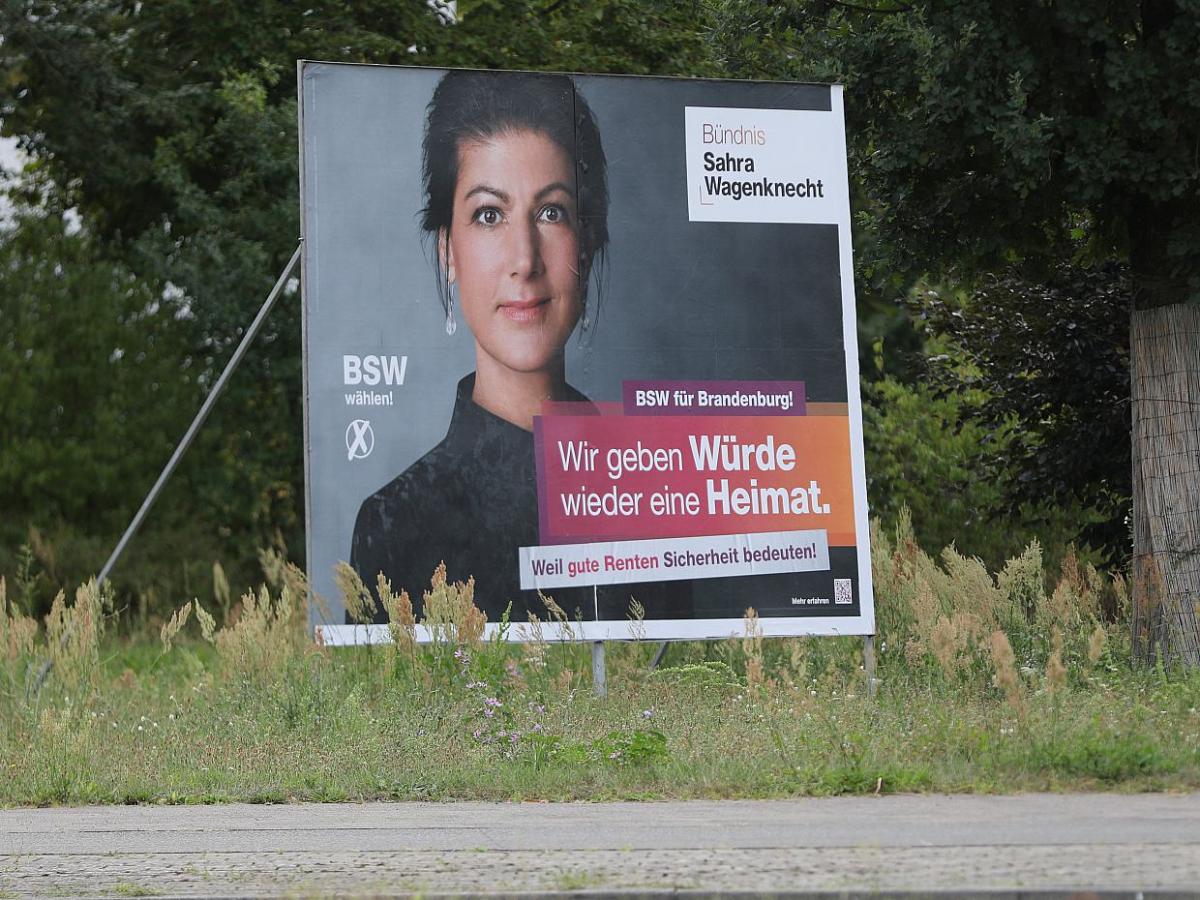 Wagenknecht will sich in Koalitionsgespräche einmischen - bei Kurznachrichten Plus